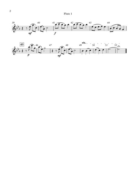 Silver Bells For Flute Quartet Set Of Parts Page 2