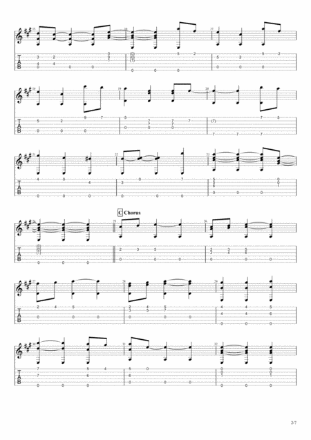 Silver Bells For Solo Fingerstyle Guitar Page 2