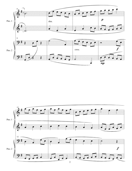 Silver Bells Piano Duet Page 2