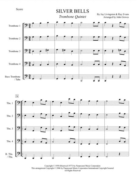 Silver Bells Trombone Quintet Page 2