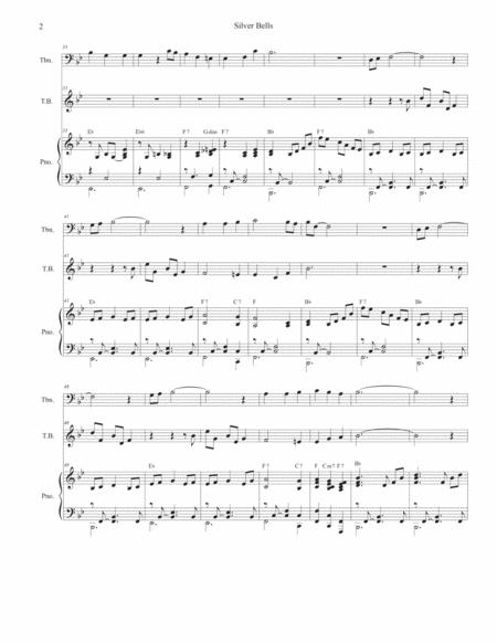 Silver Bells Trombone Solo And Piano Page 2