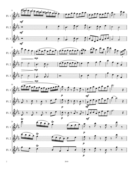 Silver Christmas Flutes Page 2