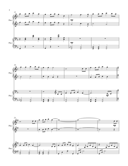 Simple Gifts 1 Piano 4 Hands Page 2