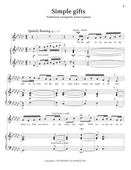 Simple Gifts G Flat Major Page 2