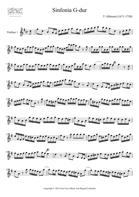 Sinfonia G Dur Page 2