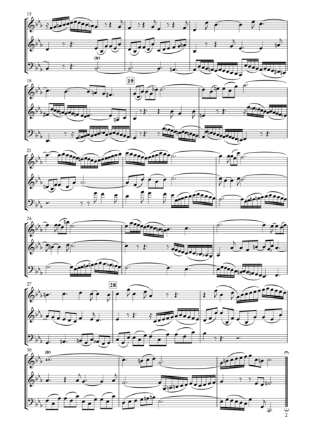 Sinfonia No 2 Bwv 788 For Two Violins Violoncello Page 2