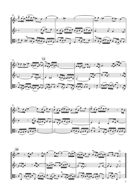 Sinfonia No 8 Bwv 794 For Two Violins Viola Page 2