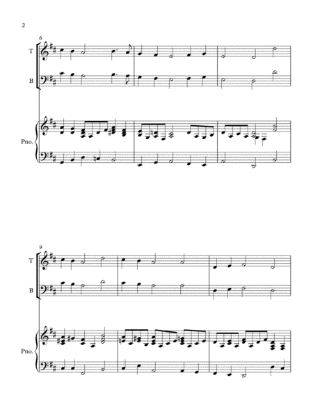 Sing Praise To God Who Reigns Above Treble Or Bass Solo With Piano Page 2