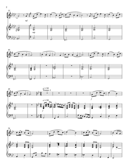 Sing We Now Of Christmas Bb Trumpet Solo With Piano Page 2