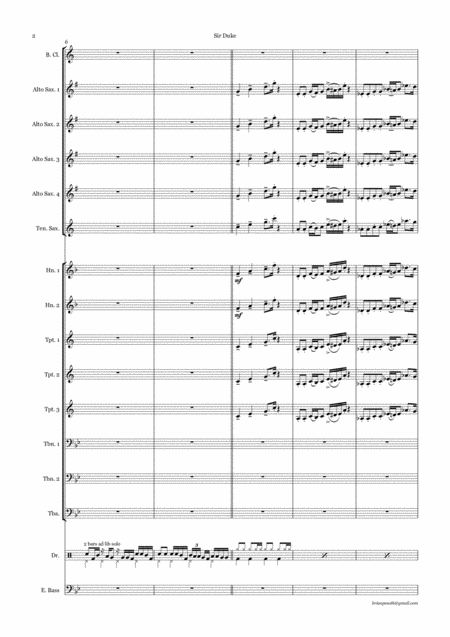 Sir Duke Brass Ensemble Page 2