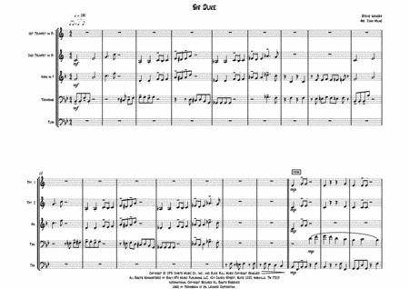 Sir Duke For Brass Quintet Page 2
