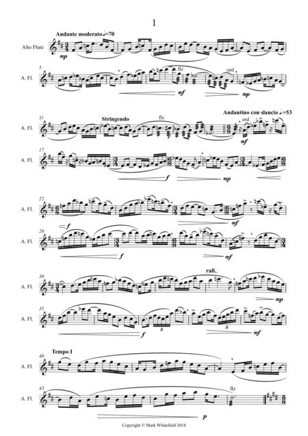 Six Bagatelles For Alto Flute Page 2