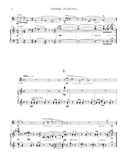 Six Little Pieces Op 19 For Trombone And Piano Page 2