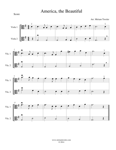 Six Patriotic Viola Duets Page 2