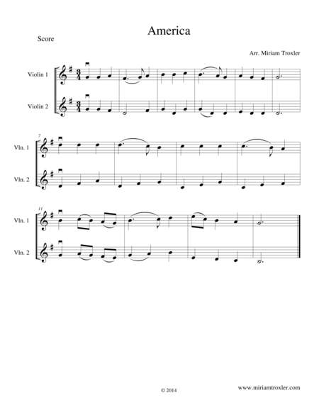 Six Patriotic Violin Duets Page 2