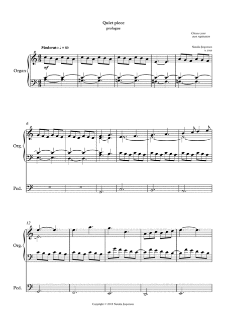 Six Quiet Pieces For Organ Page 2