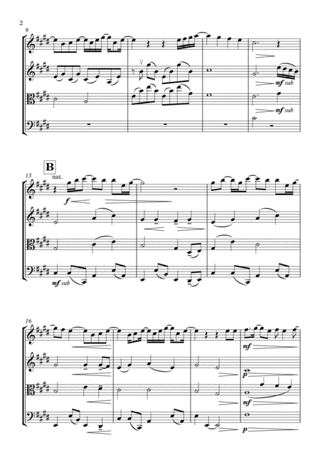 Skinny Love String Quartet Page 2