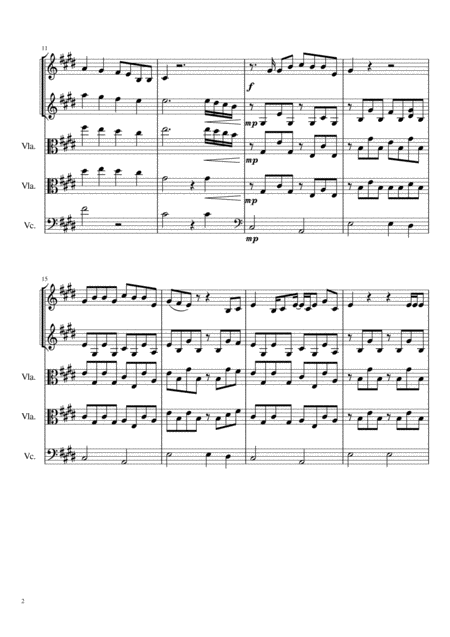 Skinny Love String Quintet Page 2