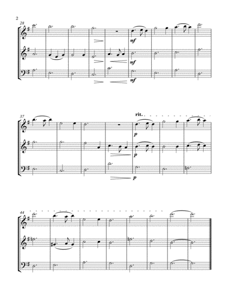 Skyeboat Song Woodwind Trio Page 2