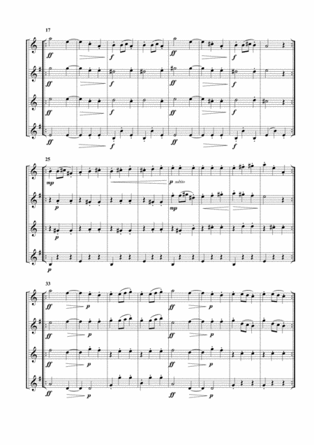 Slavonic Dances No 8 Op 46 For Saxophone Quartet Page 2