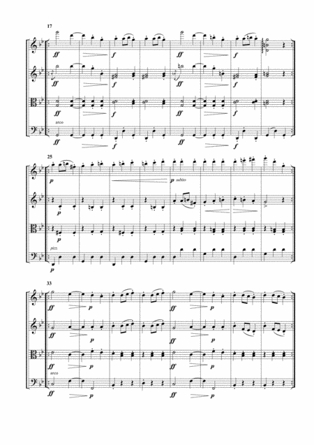 Slavonic Dances No 8 Op 46 For String Quartet Page 2