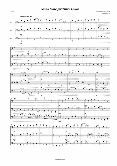 Small Suite For Three Cellos Page 2