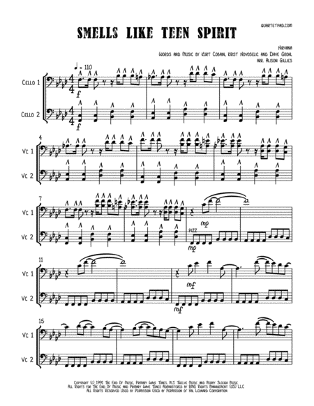 Smells Like Teen Spirit Cello Duet Page 2