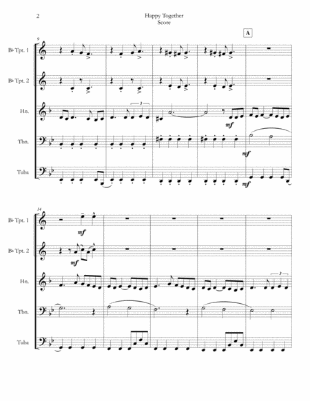 Smoke On The Water Four Hands Piano Duet Page 2