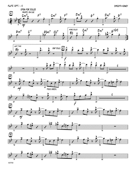 Smooth Honey Based On The Chord Changes To Satin Doll Flute Page 2