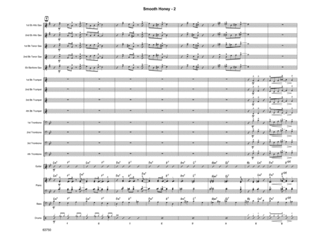 Smooth Honey Based On The Chord Changes To Satin Doll Full Score Page 2