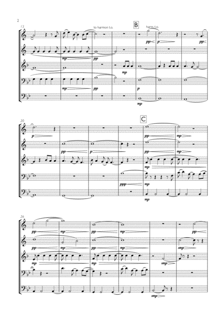 Snow Patrol Chasing Cars For Brass Quintet Page 2