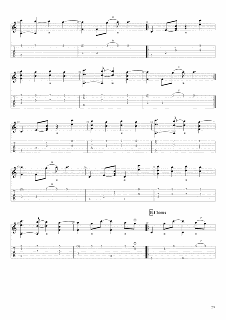 So Lonely The Police For Solo Fingerstyle Guitar Page 2