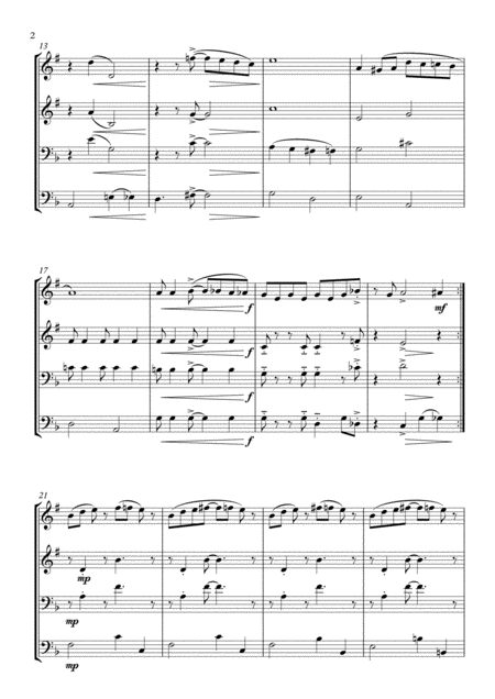 So Nice Summer Samba Arranged For Brass Quartet Page 2