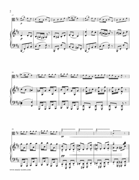 Soldiers Chorus From Carmen Viola And Piano Page 2