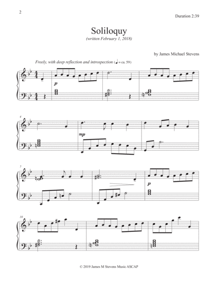 Soliloquy Reflective Piano Page 2
