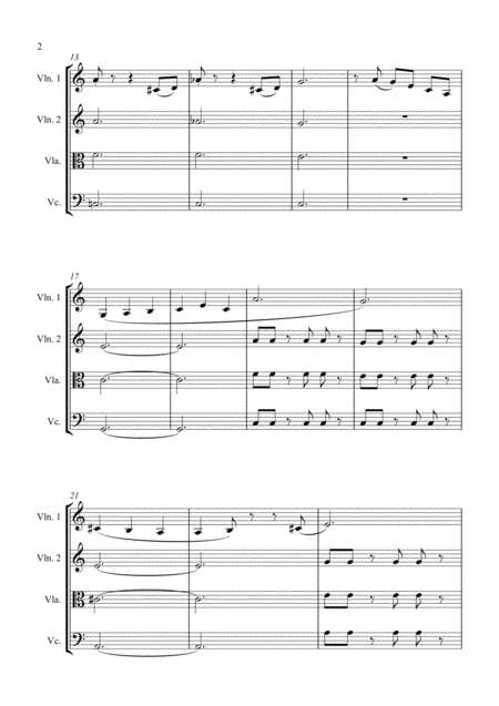 Sombra En Los Medanos String Quartet Page 2