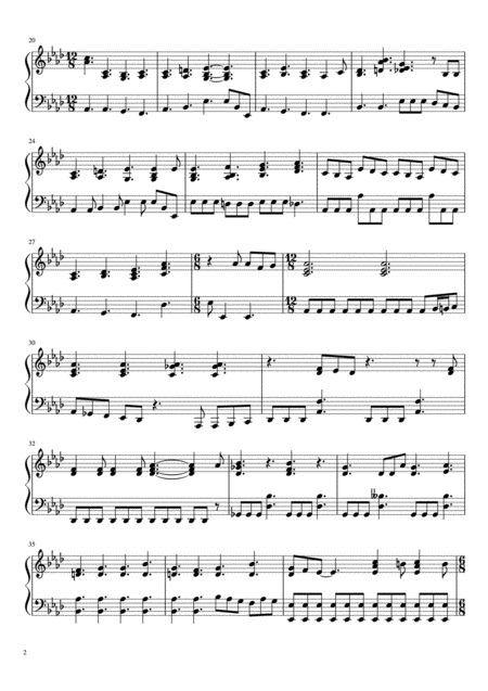 Somebody To Love Piano Solo Accompaniment Page 2