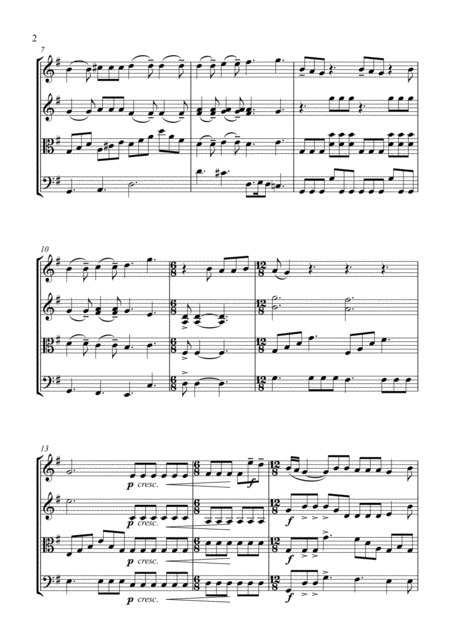 Somebody To Love String Quartet Page 2