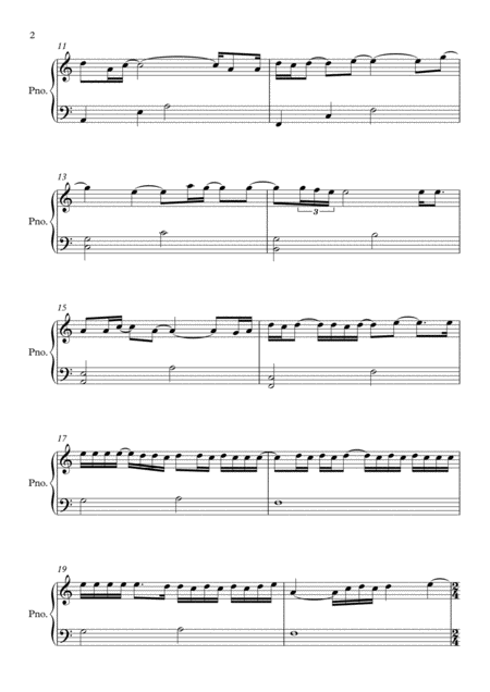 Someone Like You C Major By Adele Easy Piano Page 2