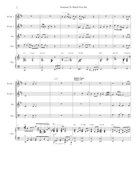 Someone To Watch Over Me Brass Quartet And Piano Page 2