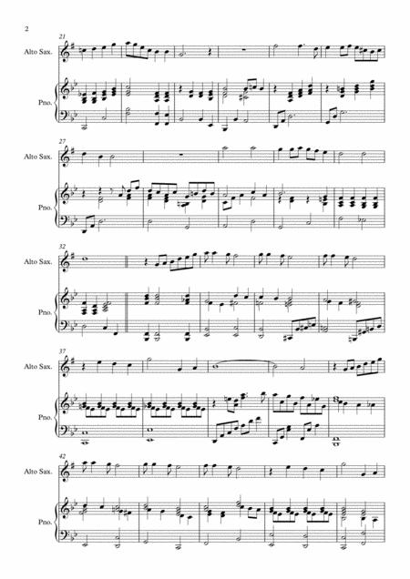 Someone To Watch Over Me Solo For Alto Saxophone Piano In Bb Major Page 2