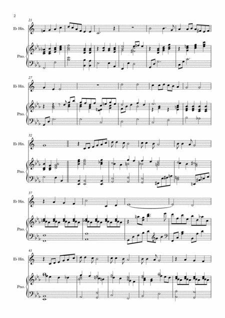 Someone To Watch Over Me Solo For Eb Horn Piano In Eb Major Page 2