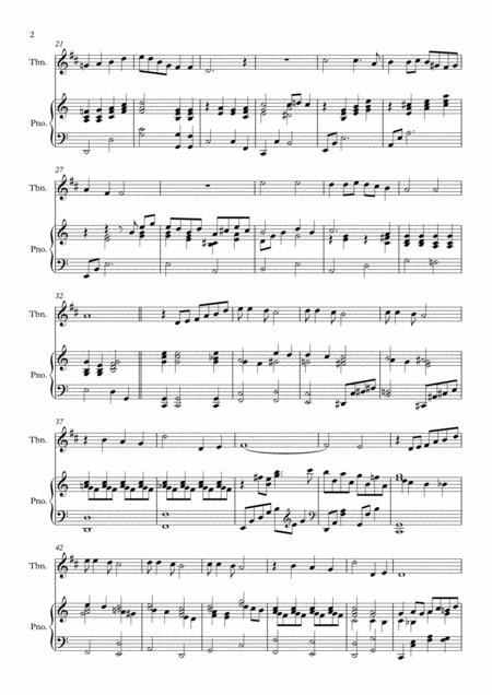 Someone To Watch Over Me Solo For Trombone Piano In C Major Treble Clef Version Page 2