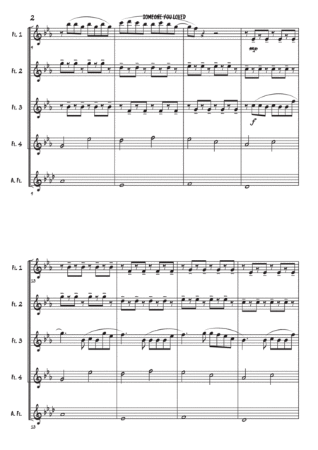 Someone You Loved Flute Quintet Page 2