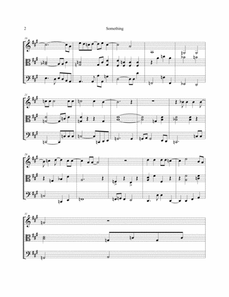 Something By The Beatles An Arrangement For String Trio Page 2