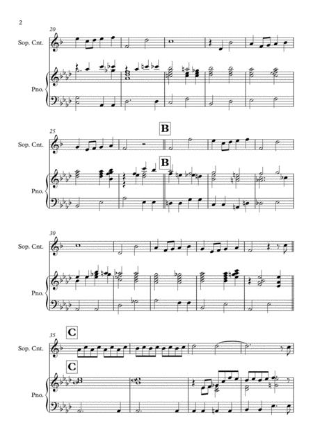 Somewhere Over The Rainbow Solo For Soprano Cornet In Ab Major Page 2