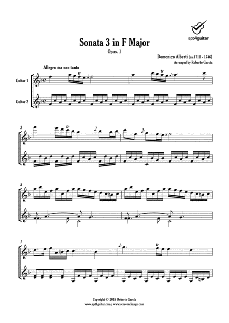 Sonata 3 In F Major Page 2