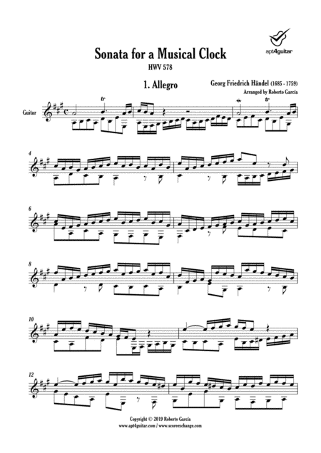 Sonata For A Musical Clock Page 2