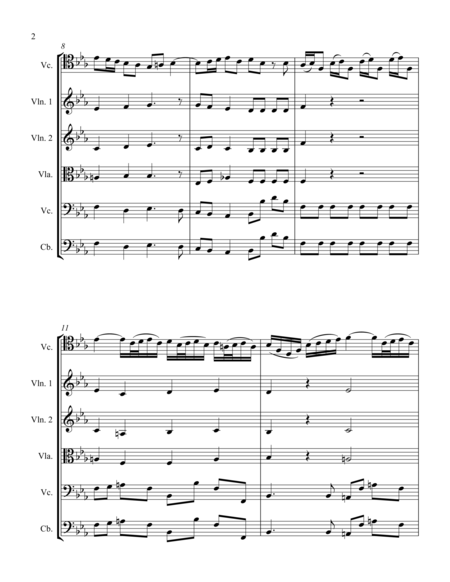 Sonata For Cello Rv39 Movement I Page 2