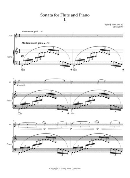 Sonata For Flute And Piano Op 12 Page 2